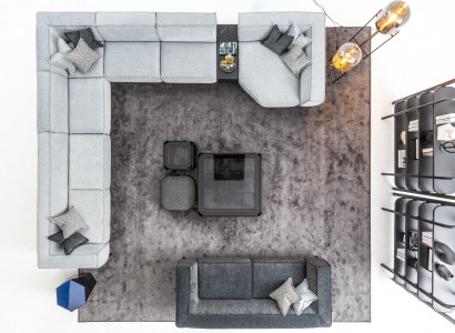 Wohnlandschaft Sofa Set 2tlg Wohnzimmer U - Form Sofa 3 Sitz Modern Design Neu